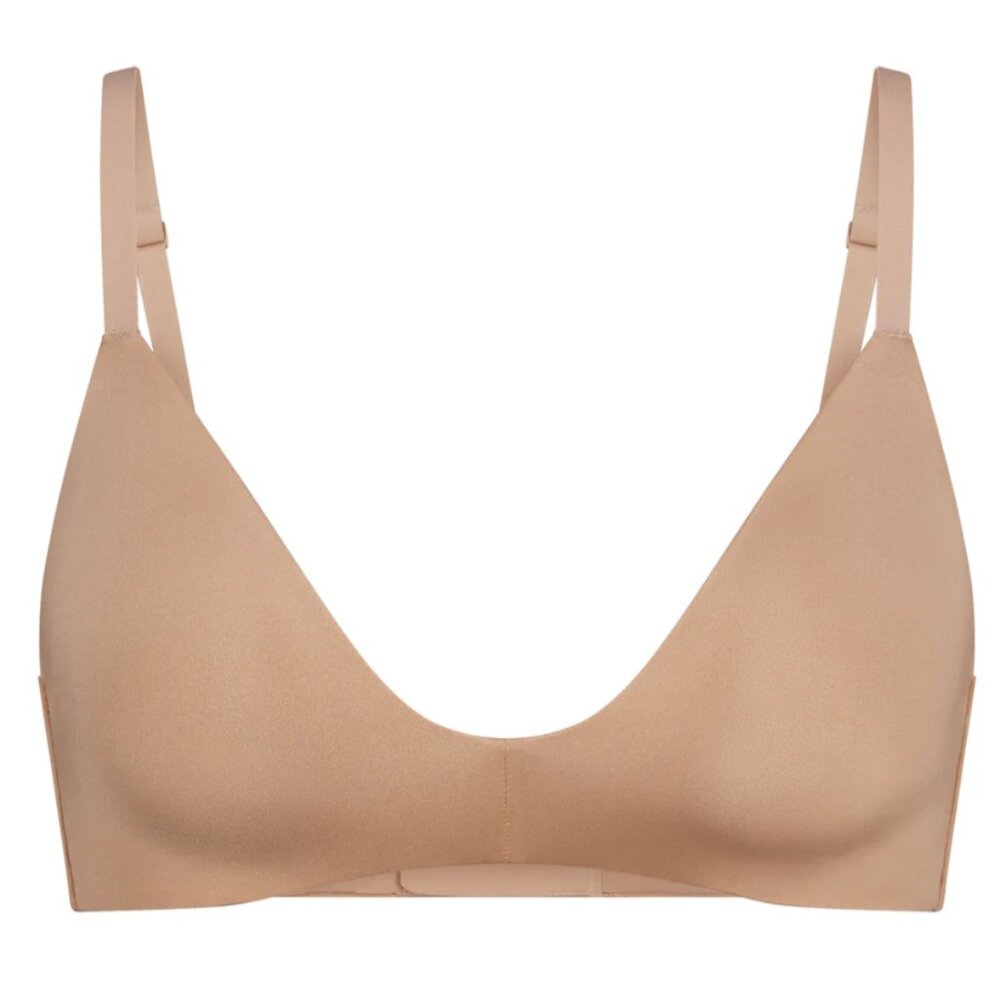 NWT Skims Wireless Form T-Shirt Demi Bra Clay 38D